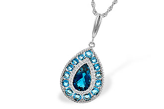 B199-31706: NECK 2.55 TW BLUE TOPAZ 2.65 TGW