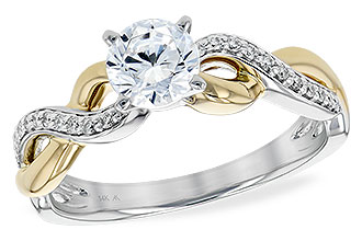 E195-71678: LDS SEMI DIA RG .09 TW