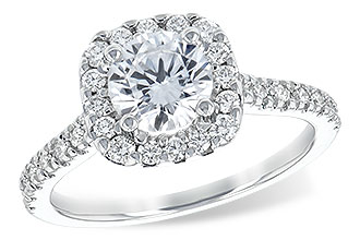 F195-68969: LDS SEMI DIA RG .46 TW