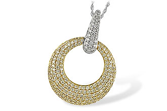 F198-39896: NECK 1.64 YELLOW DIAS 1.90 TW