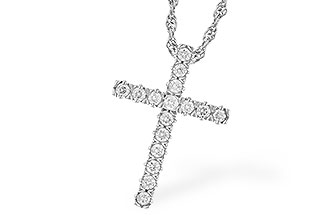 H282-91678: NECKLACE .25 TW