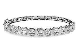 H283-82614: BANGLE .81 TW BAGUETTE 1.00 TW