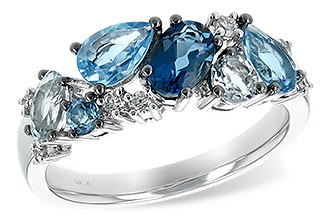 K198-37178: LDS RG 2.05 BLUE TOPAZ 2.16 TGW