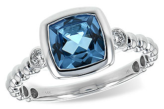 K198-38969: LDS RG 1.57 BLUE TOPAZ 1.65 TGW