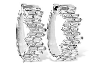 K199-32623: EARR .70 TW BAGUETTE DIAS