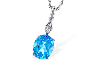 L199-35360: NECK 2.84 BLUE TOPAZ 2.87 TGW (10x8MM BT)